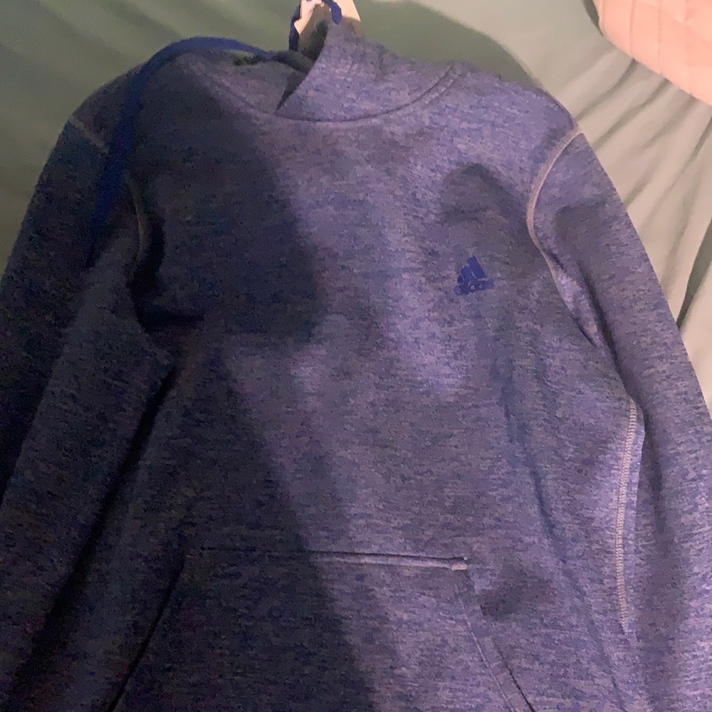 blue adidas hoodie